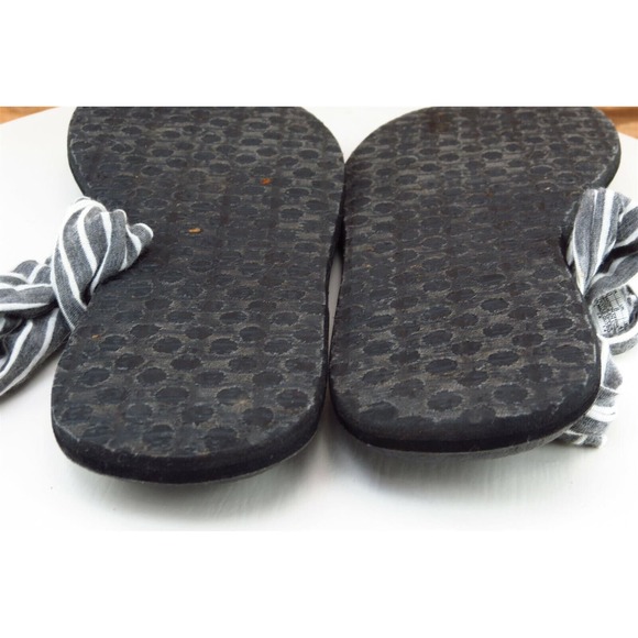 Sanuk‎ Sz 10 M Gray Slide Fabric Women Sandals - Picture 7 of 8
